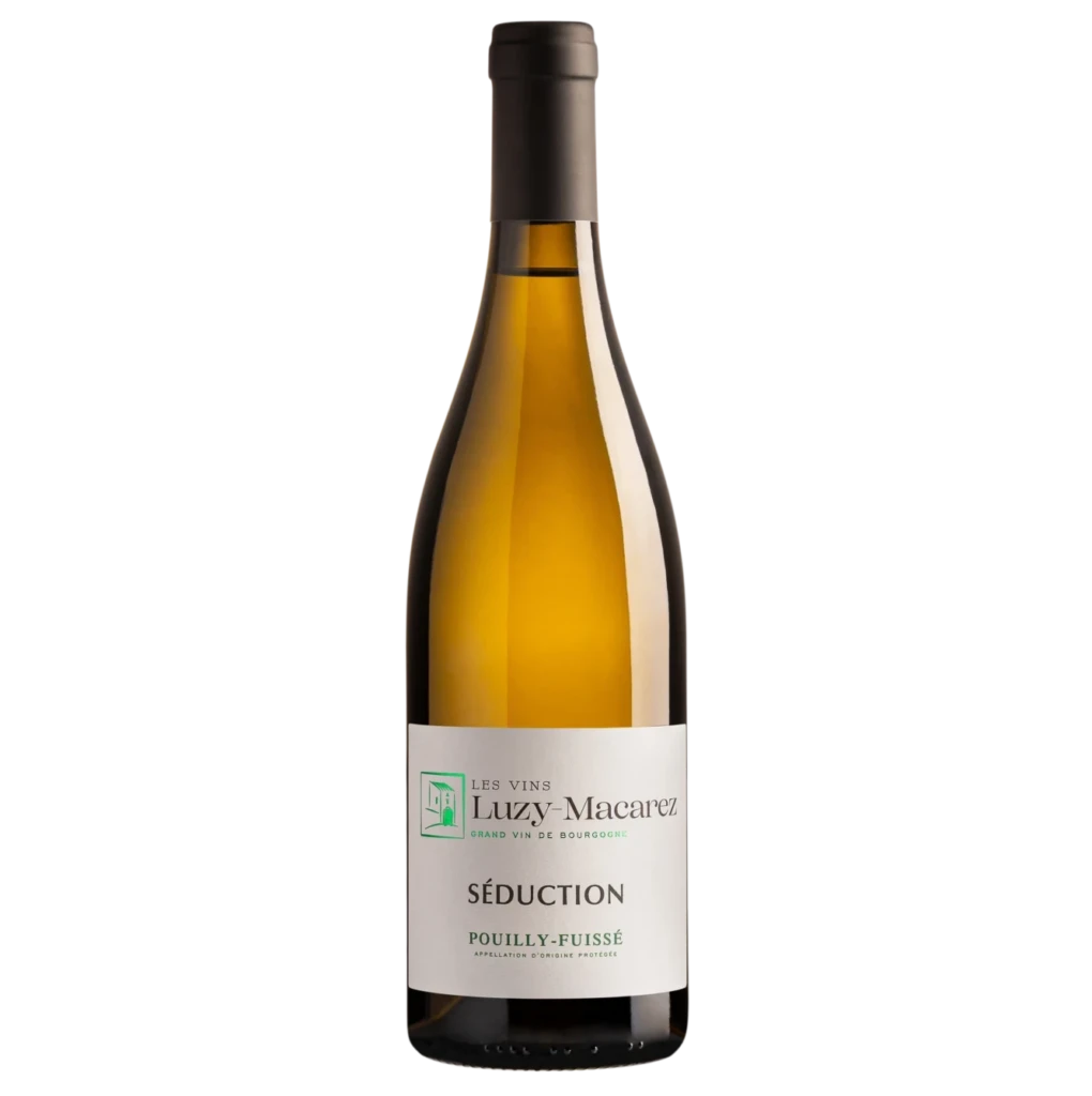 VINS LUZY-MACAREZ - POUILLY-FUISSE - SEDUCTION - FOND TRANSPARENT